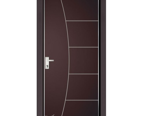 דלת קלאסית בצבע חום