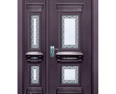 דלת פלדה עם ויטראז'