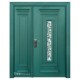 דלתות פלדה D9617 צבע ירוק