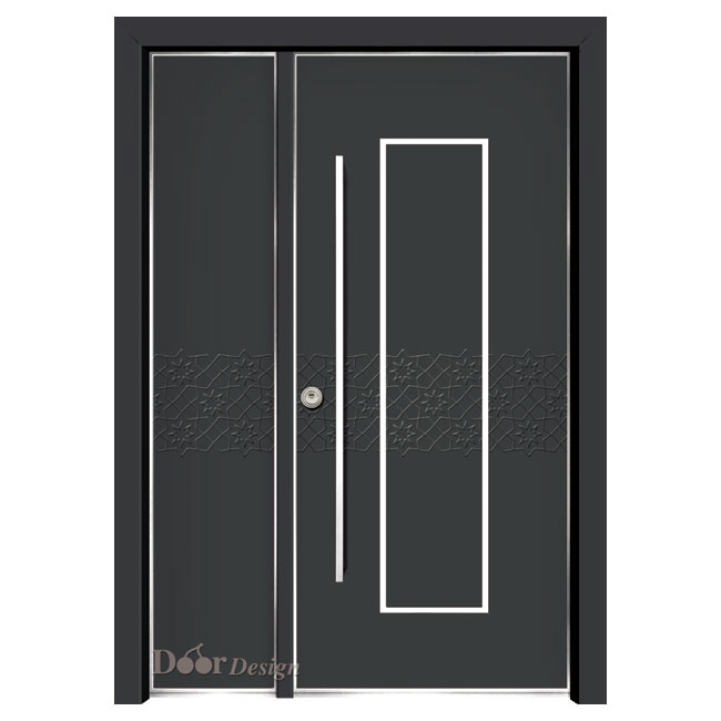 D7131-דלתות כניסה - שחור
